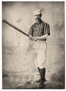 ティム・キーフの肖像、ニューヨーク・ジャイアンツ、1889 作： American Photographer