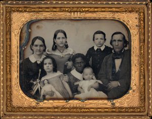 家族の肖像、1860年代（写真） 作： アメリカの写真家