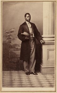 男の肖像、1860年代（写真） 作： アメリカの写真家