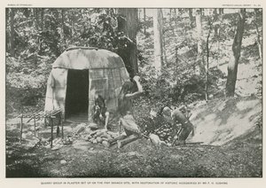 ピニーブランチサイトに設置された石膏の採石場グループ 作： American Photographer