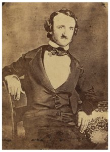 エドガーアランポーの着席した肖像画。 1876（ダゲレオタイプ） 作： American Photographer