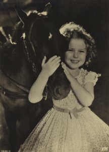 シャーリーテンプル、アメリカの女優、映画スター 作： American Photographer