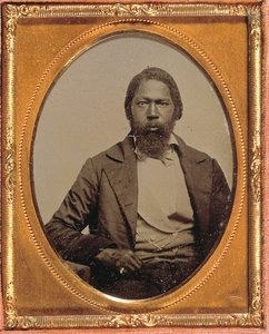 ストイックな男」1855年頃（手彩色の第9版アンブロタイプ 作： American Photographer
