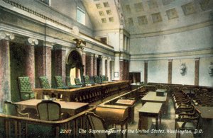 米国ワシントンDCの最高裁判所（カラー写真） 作： アメリカの写真家