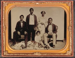 結婚式のシーン、1860年頃 作： American Photographer