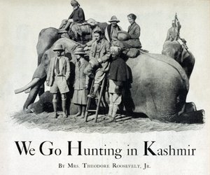 1925年カシミールでのセオドアルーズベルトIIIとエレノアバトラーアレクサンドルルーズベルトの狩猟 作： American Photographer