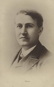 トーマス・エジソン（1847-1931）、アメリカの発明家 作： American Photographer
