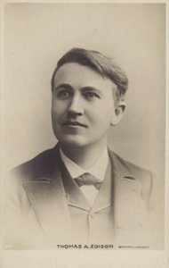 トーマス・エジソン（1847-1931）、アメリカの発明家 作： American Photographer
