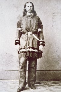 ワイルド・ビル・ヒコック（1837-76）（モノクロ写真 作： American Photographer