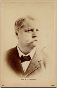 ウィンフィールドスコットハンコック（1824-86）、米陸軍将軍、写真：BBラッセル、ボストン（アルブメン写真） 作： American Photographer