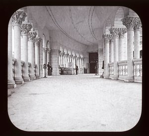 Worlds Columbian Exposition：Fisheries Colonade、Chicago、1893（ランタンスライド） 作： American Photographer