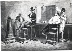 リッチモンド理髪店、1861 作： American School