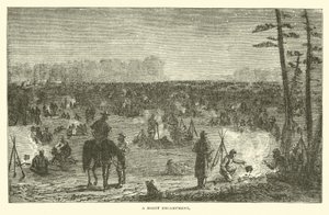 1862年12月の夜の野営地