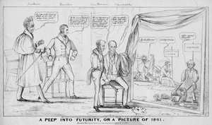 未来ののぞき見、または1841年の写真、MRロビンソン、ニューヨーク、1838年発行 作： American School