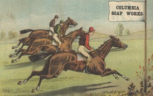 コロンビアソープワークスの広告、1880年頃 作： American School