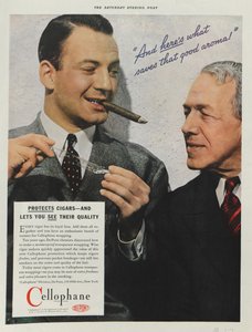デュポンセロファンの広告、1937
