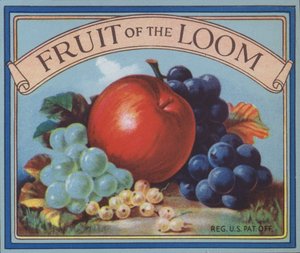 Fruit of the Loom社の広告（カラーリトグラフ 作： American School
