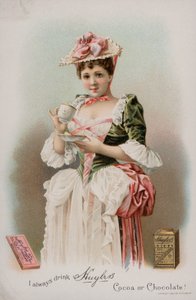 ホイラーのココアと飲用チョコレートの広告、1893 作： American School