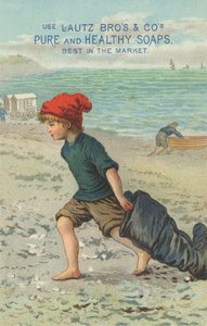 Lautz Bros＆Cosの純粋で健康的な石鹸の宣伝、c.1880 作： American School