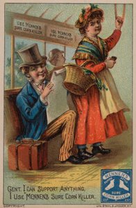 Mennenのトウモロコシの治療薬、トウモロコシの治療薬の広告 作： American School