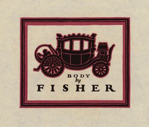米国の商標および装置: Fisher Body Corporation、Detroit (litho) 作： アメリカの学校