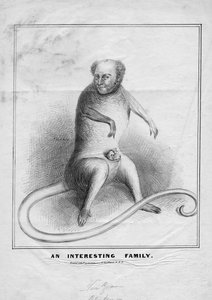 興味深い家族、HRロビンソン、ニューヨーク、1845年頃発行 作： American School