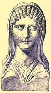 アスパシア、ビクターデュルイによるギリシャの歴史からのイラスト、1890年に発行（デジタル強化画像） 作： American School