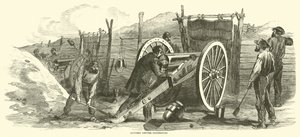 1864年6月、ピーターズバーグ以前のバッテリー 作： American School