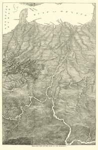 ミシシッピ川流域の鳥瞰図、1862 作： American School
