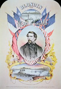 ナイアガラの英雄、ブロンディン」。 作： American School