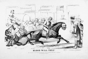 Blood Will Tell、政治漫画