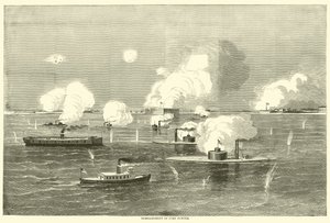 1863年4月、サムター要塞爆撃 作： American School