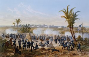 ベラクルス爆撃、1847年3月 作： American School