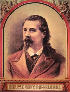 バッファロー・ビル（1846-1917）1886年（カラーリトグラフ 作： American School
