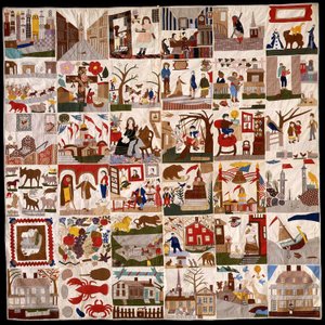 Burdicks-Child Quilt 作： American School