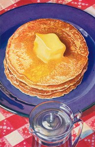 パンケーキの上で溶けるバター 作： American School
