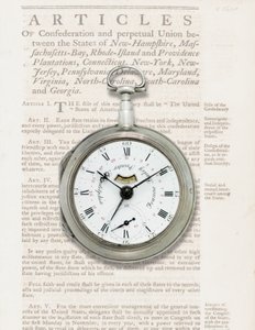 カレンダーウォッチ、1780年頃（シルバーケース） 作： American School