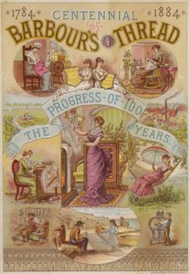 バーバーズスレッドの100周年、1784年-1884年 作： American School