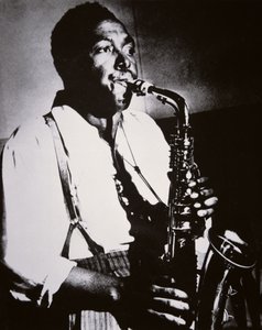 チャーリー・パーカー（1920-55）（モノクロ写真