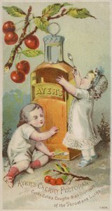 薬瓶を見ている子供 作： American School