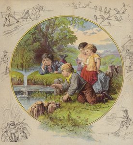 子供の池の浸漬 作： American School