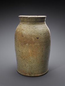 チャーン、c。 1865-1900（アルカリ釉石器） 作： American School