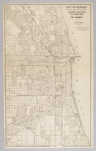シカゴ市の地図 作： American School