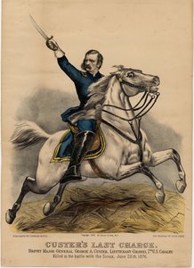 カスターズ最後の担当、パブ。 Currier＆Ives、1876 作： American School
