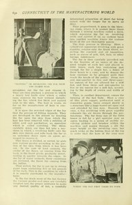 Danbury Leads in the World in Hatting」J.Moss Ives著、The Connecticut Magazine v.7より。 作： American School