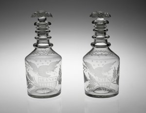 デカンター、c。 1830〜 1840年（鉛ガラス）