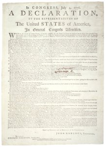 チャールストン独立宣言、ピーターティモシー（1725-1782）、1776年8月頃 作： American School