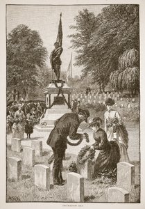 本のパブからの装飾の日。 1896 作： American School
