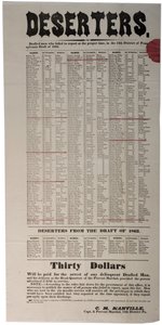 脱走兵、1863 作： American School