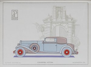 デュポンモーターカー：転換可能なビクトリア、1921年 作： American School